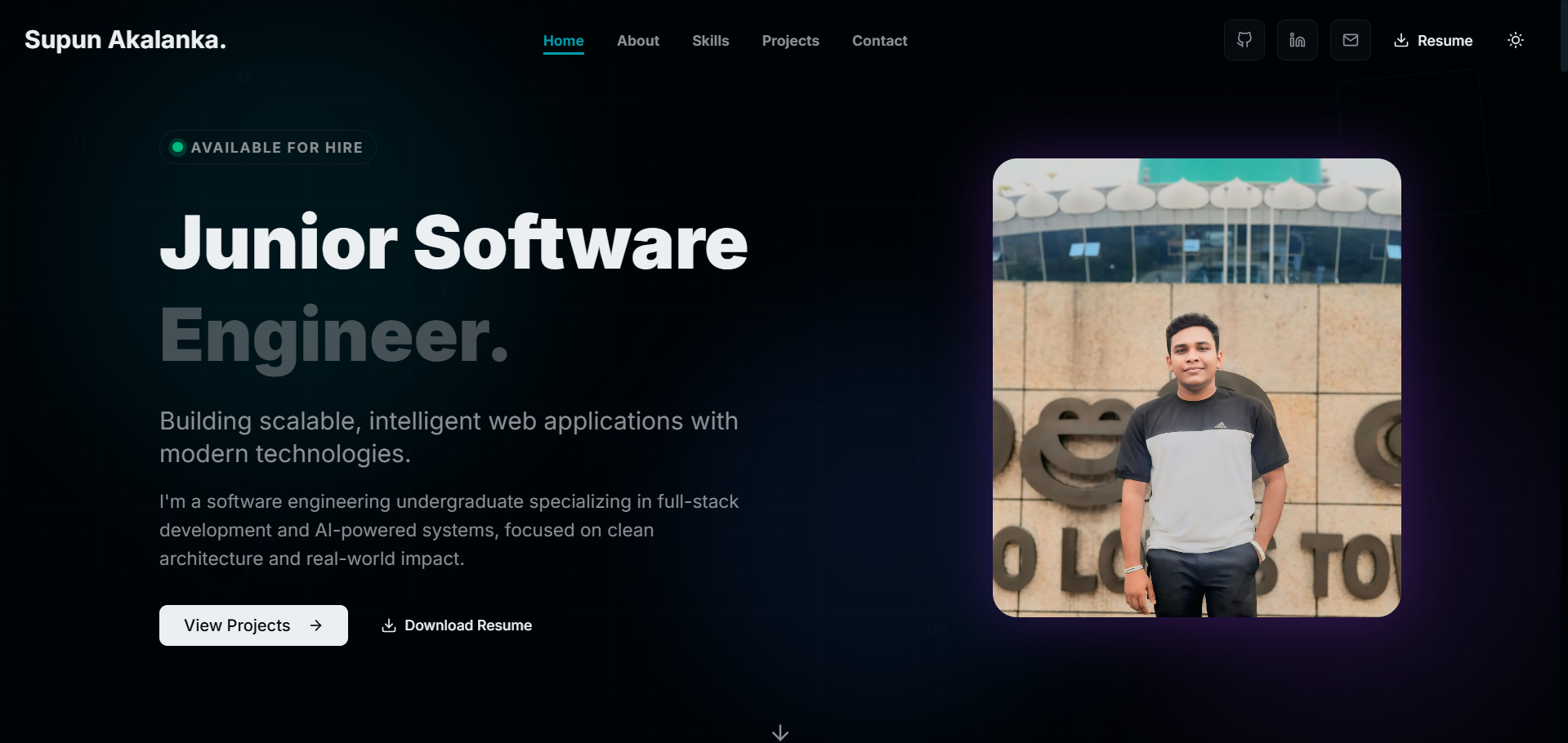 Personal Portfolio Website